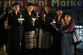 Candle vigil for Tibetan martyrs