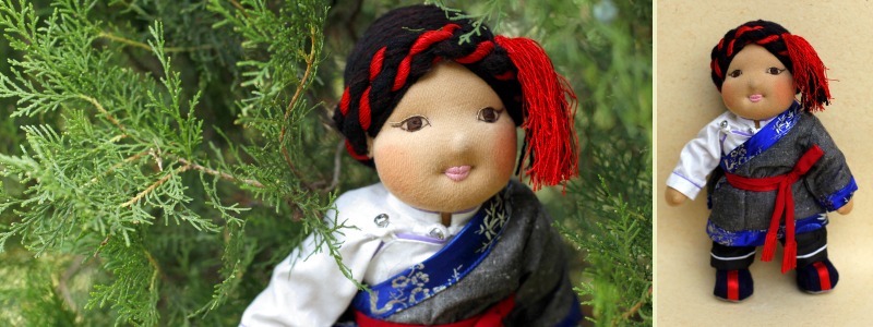 Norbu - Traditional Tibetan Bopa Doll