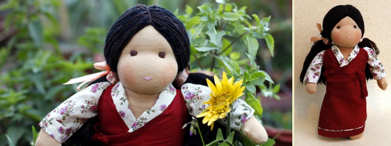 Tenzin - Steiner-Inspired Tibetan Friendhsip Doll