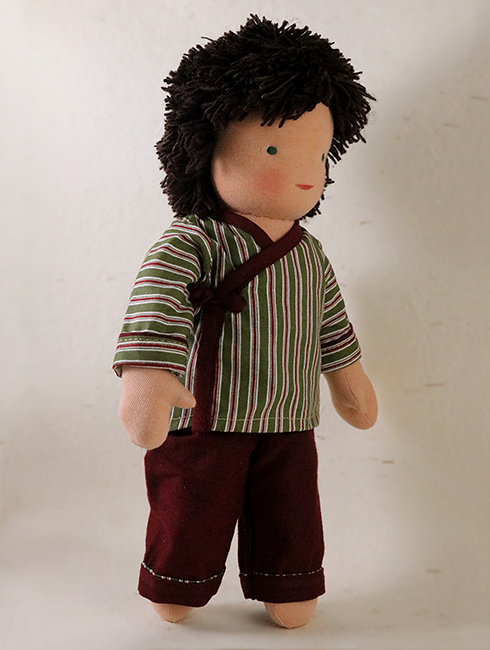 August Side - Steiner-Inspired Global Friendship Doll