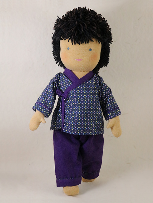 Lucas Front - Steiner-Inspired Global Friendship Doll