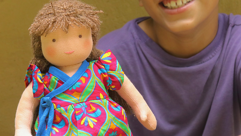 Mia - Steiner-Inspired Global Friendship Doll