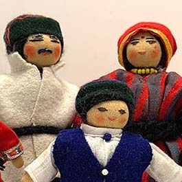 Gaddi Family Mini Dolls